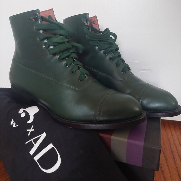 Shoes - Rainey Green 7.5 American Duchess x Dandy Wellington